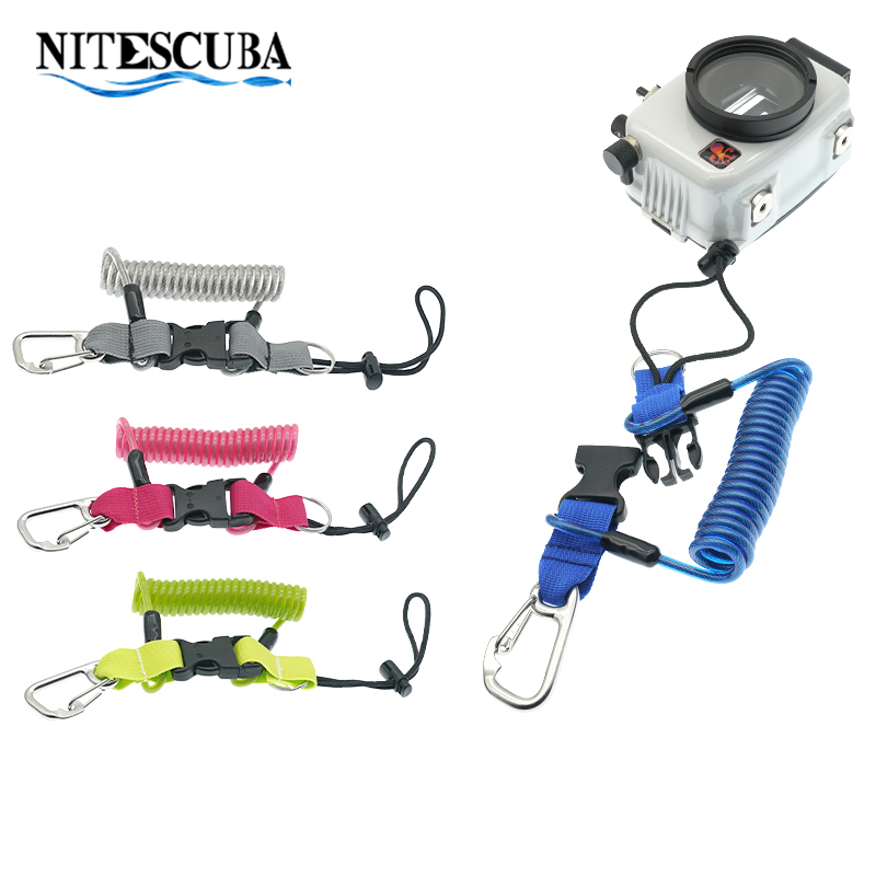 Camera Wrist Strap - Scuba Diving 316 Anti-lost Spiral Spring
