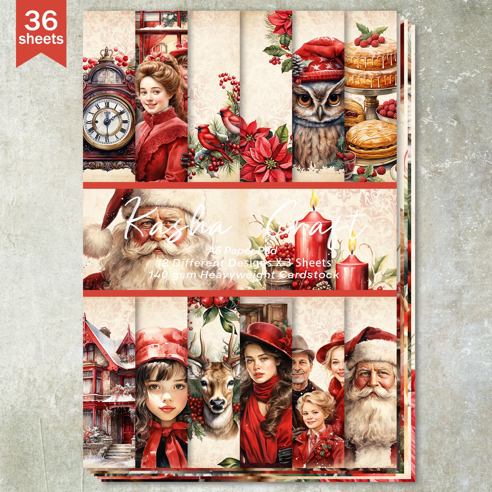 Photography Magazine - 36 Sheets A5 (Festive Christmas Santa