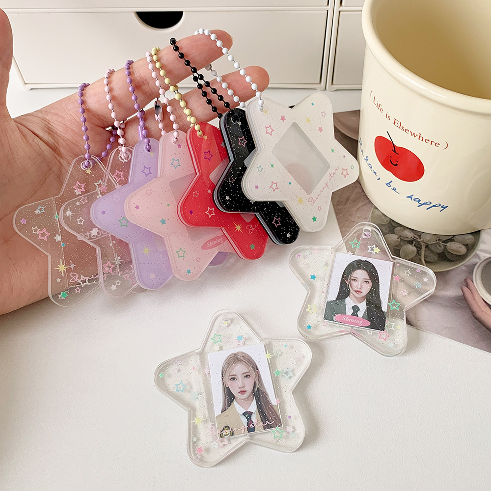 Photography Fashion - Kpop Fashion Transparent Acrylic Stars 1in