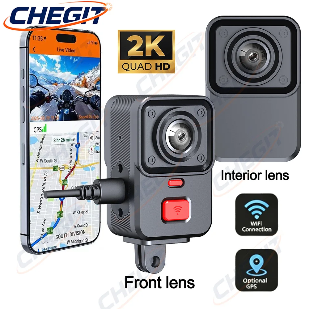 Photographic Memory - 2 Camera Motorcycle DVR 2K HD