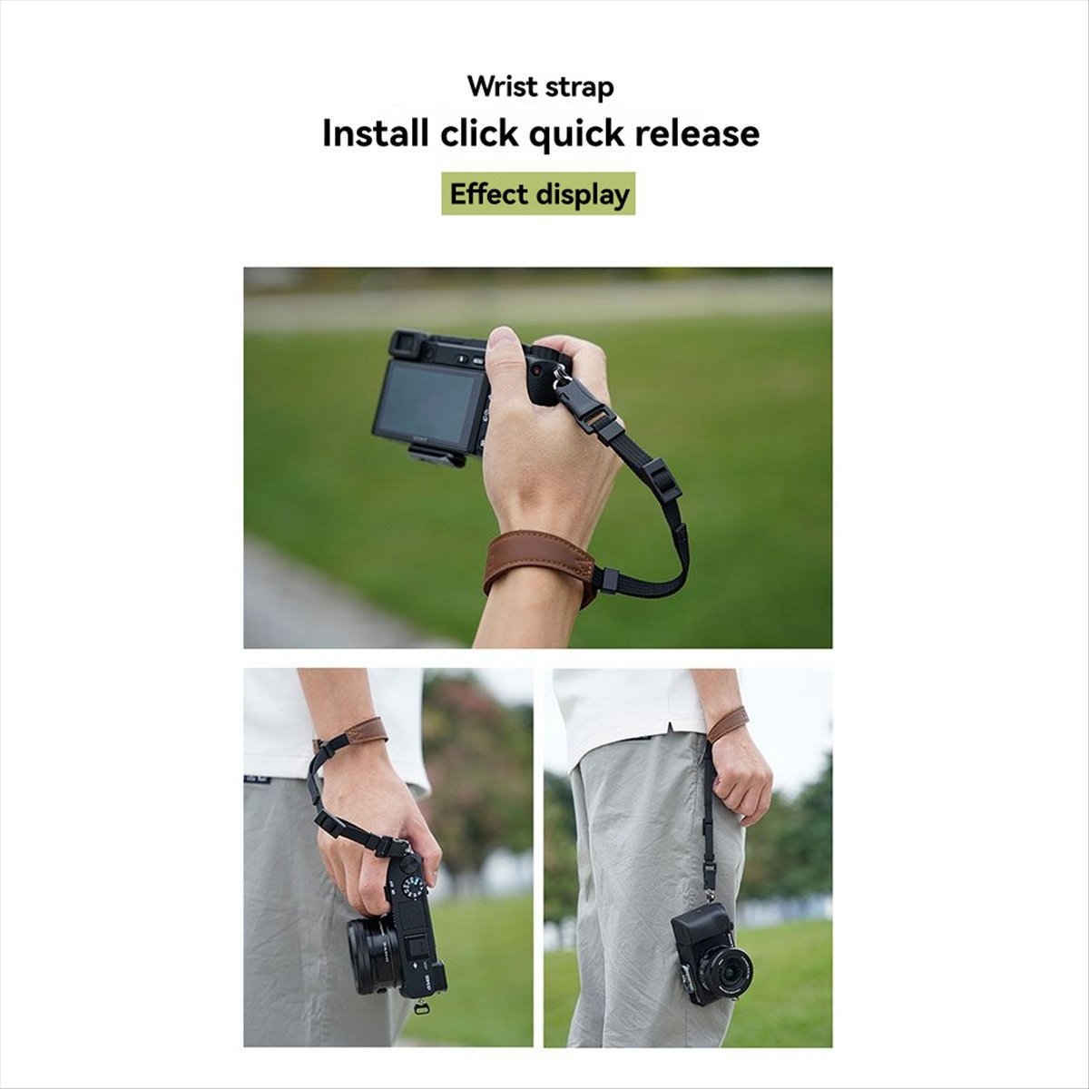 Camera Wrist Strap - ABAN Quick Release Camera Connector Buckle