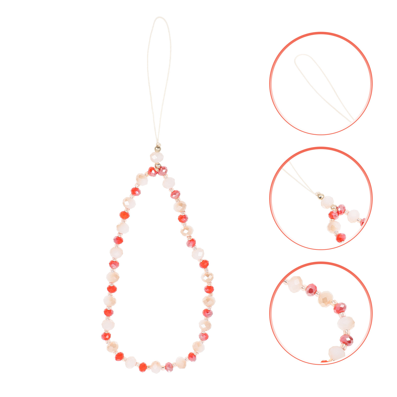Camera Wrist Strap - Crystal Phone Chain Multi-Function Detachable Anti-Lost