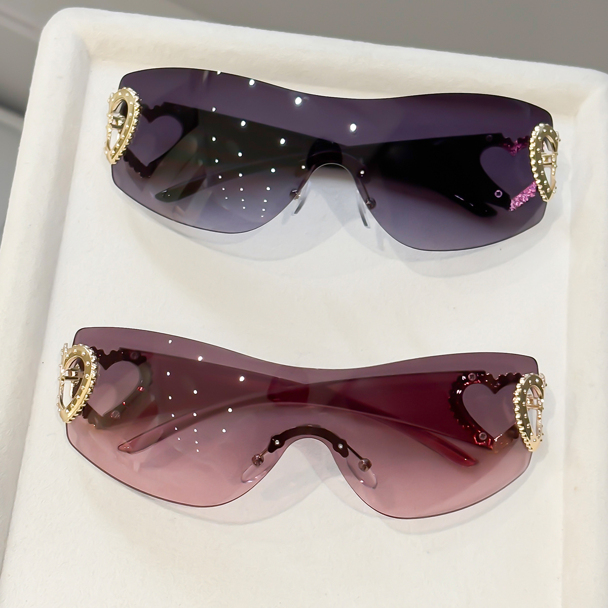 2pcs Y2K Integrated Frameless  - огляд і ціна Photography Fashion