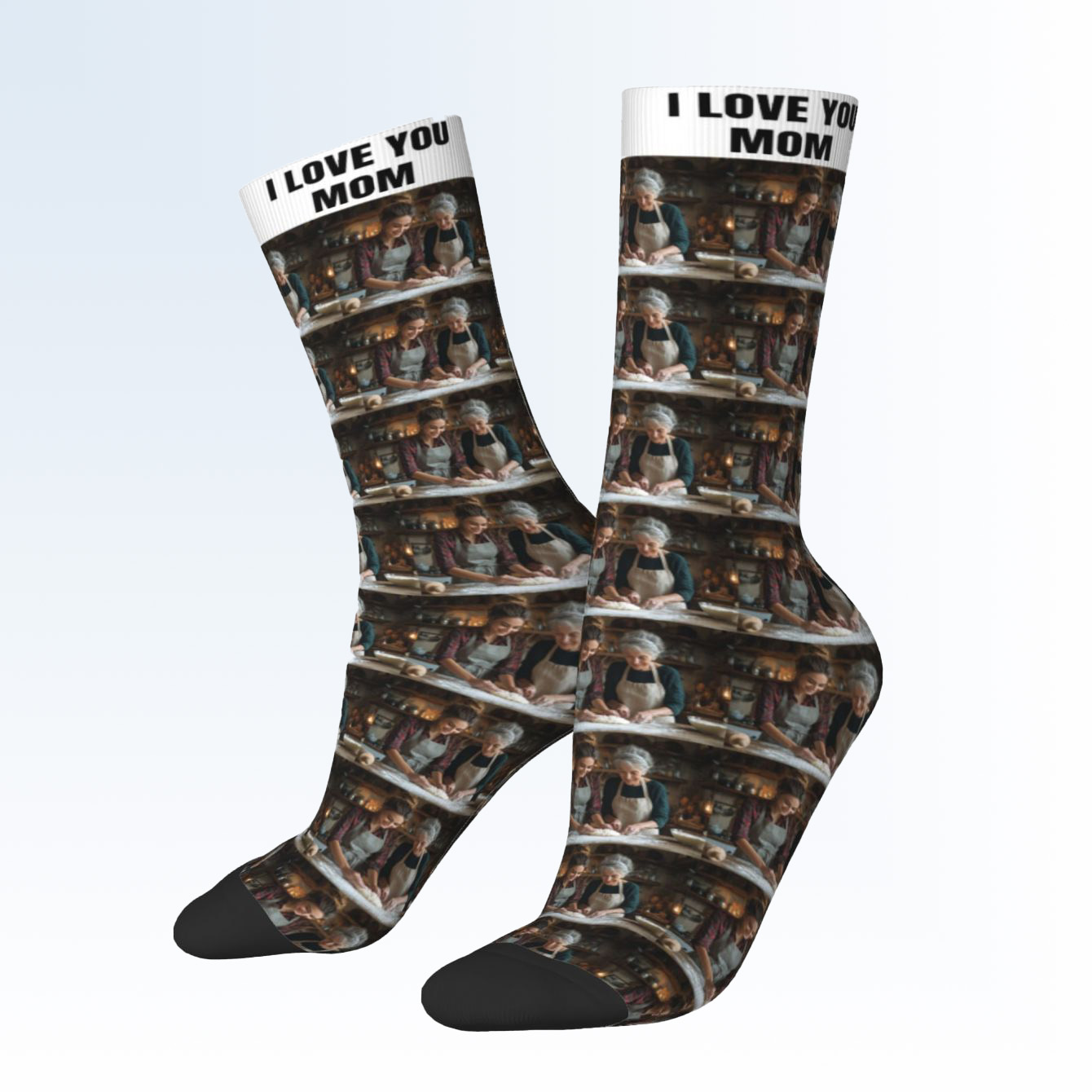 Customized photo socks  Unisex - огляд і ціна Photographic Memory