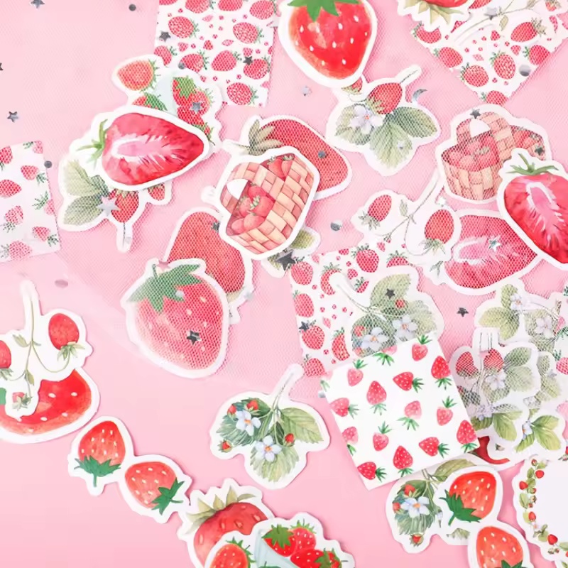 45Pcs Fruit Strawberry Box Sti - огляд і ціна Photography Magazine