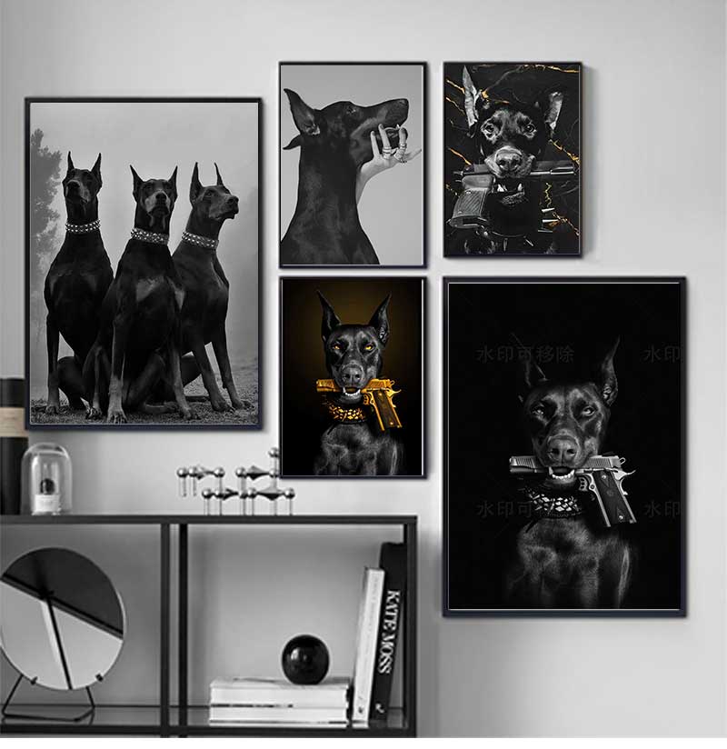 Modern Fashion Black Doberman  - огляд і ціна Photography Fashion