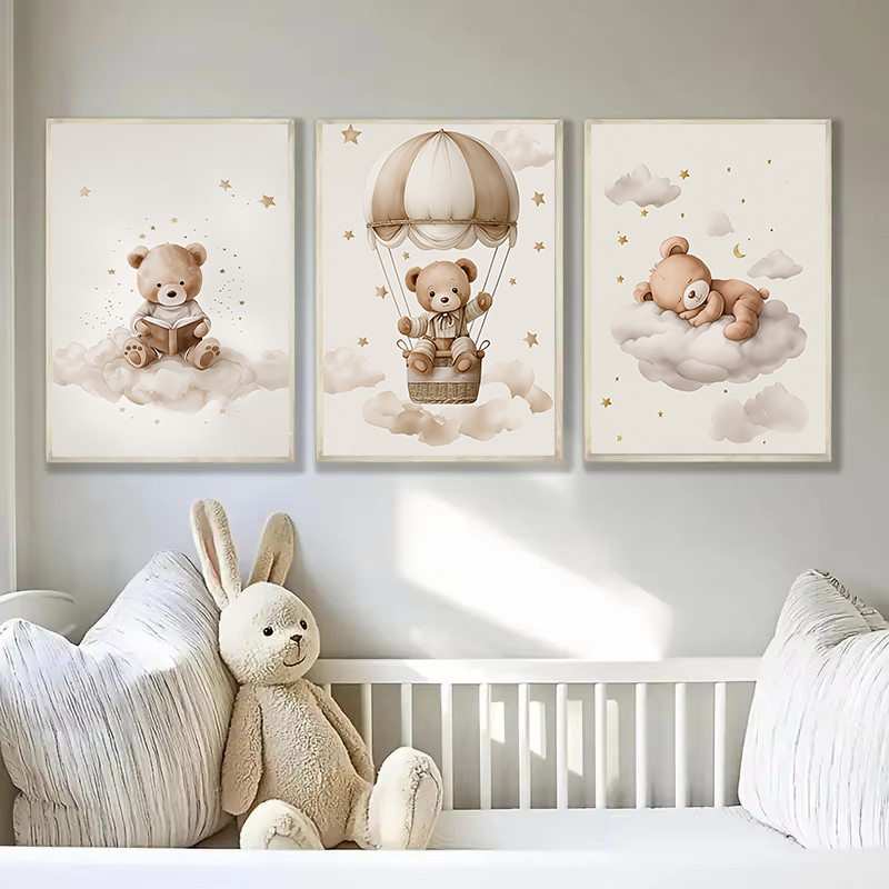 3pcs/set Bohemian Teddy Bear A - огляд і ціна Photography Object